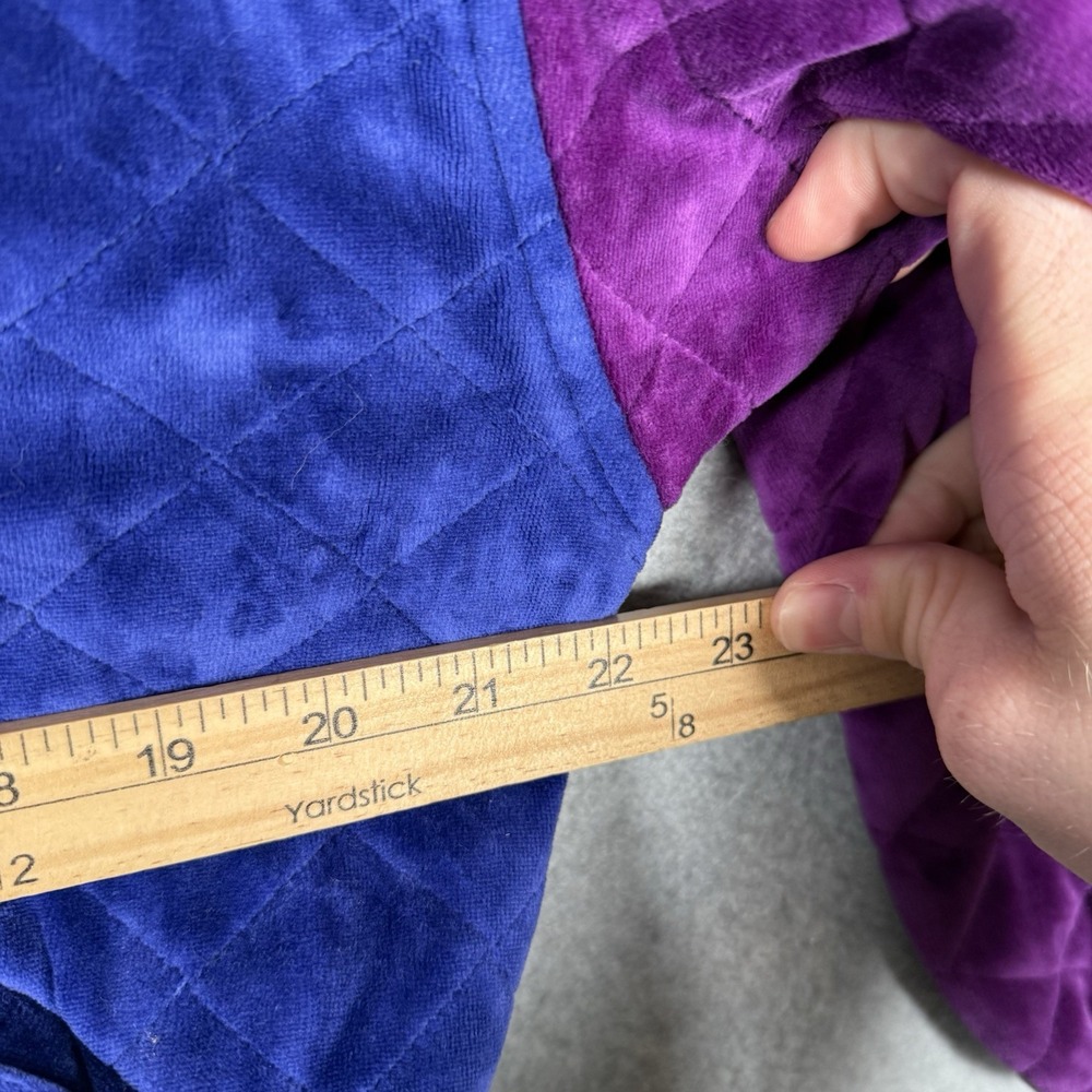 Liz sport jacket womens small vintage 90s purple quilted bomber jacket claiborne - Picture 4 of 7